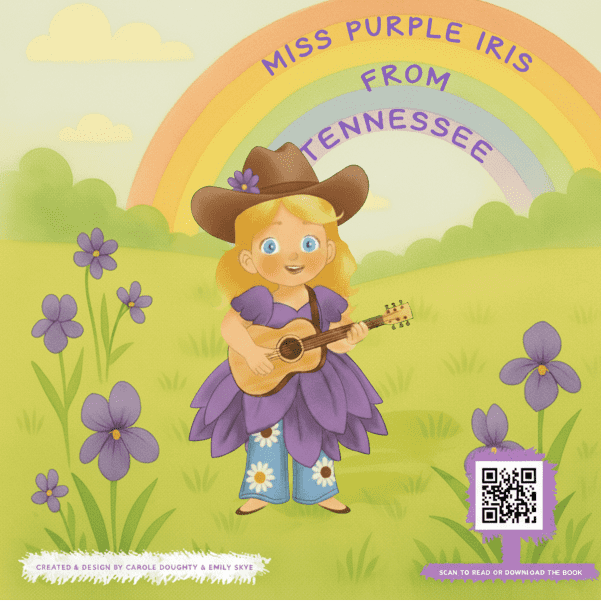 MISS PURPLE IRIS FROM TENNESSEE